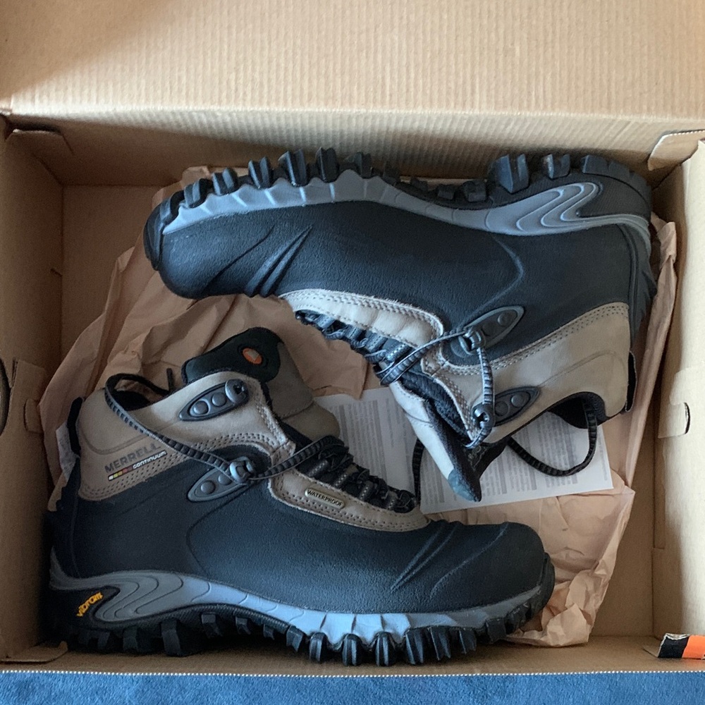 Merrell Black and Gray Outdoor Boots